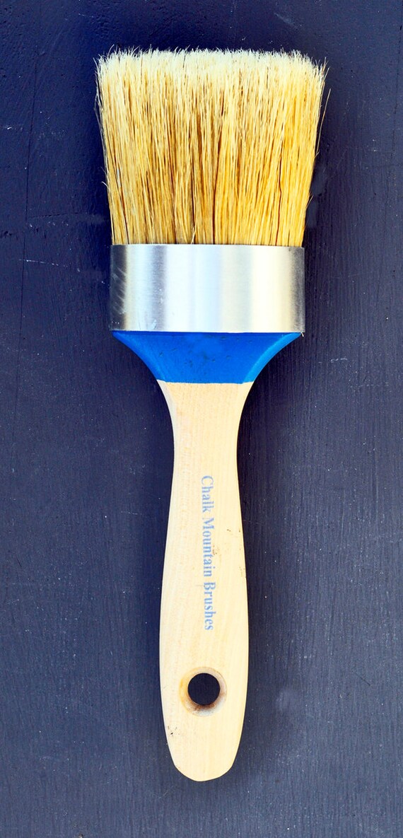 Large Chalk Paint Brush made with Natural Boar Bristles for Etsy