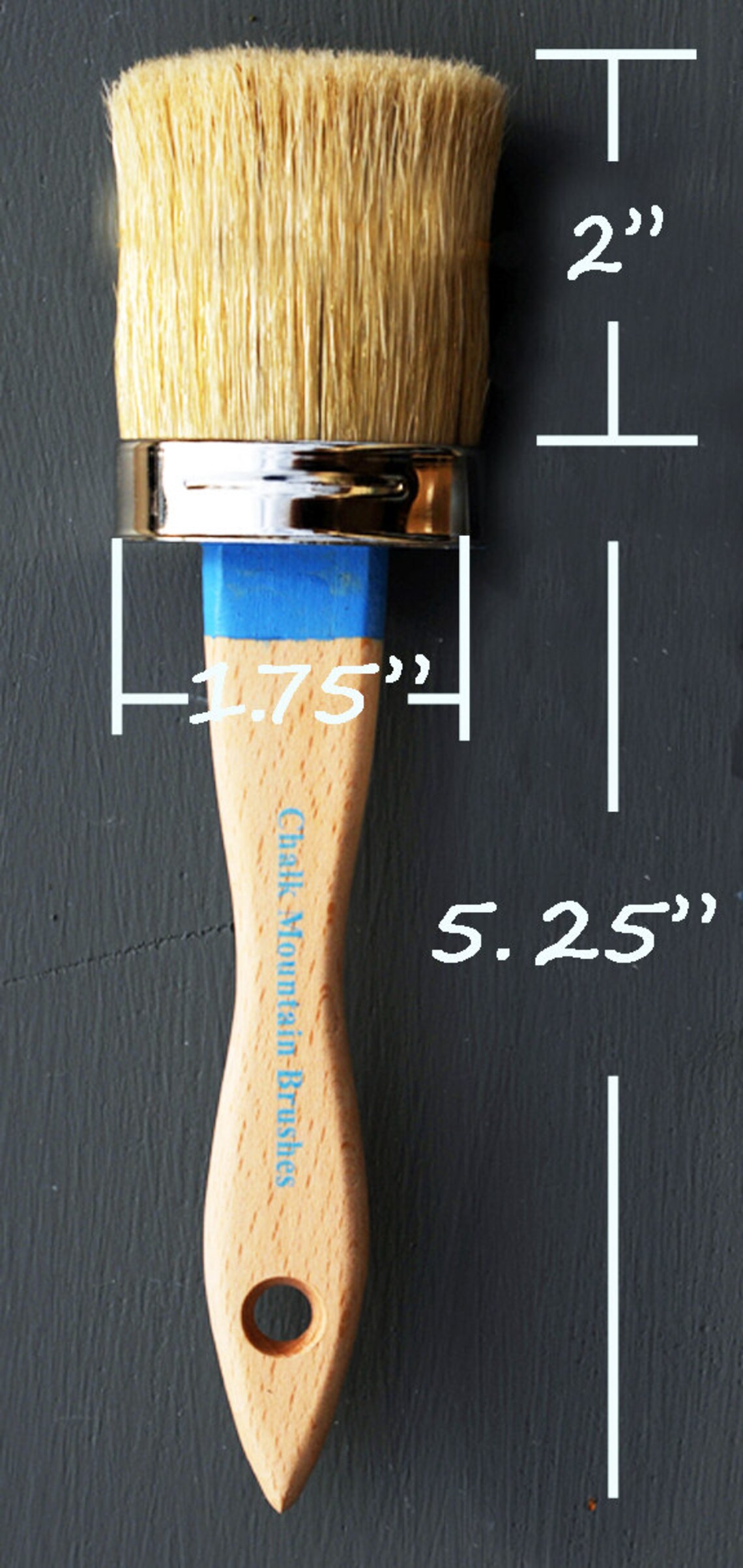 Chalk Furniture Paint Brushes Two 2 Medium Paint Brushes and Etsy