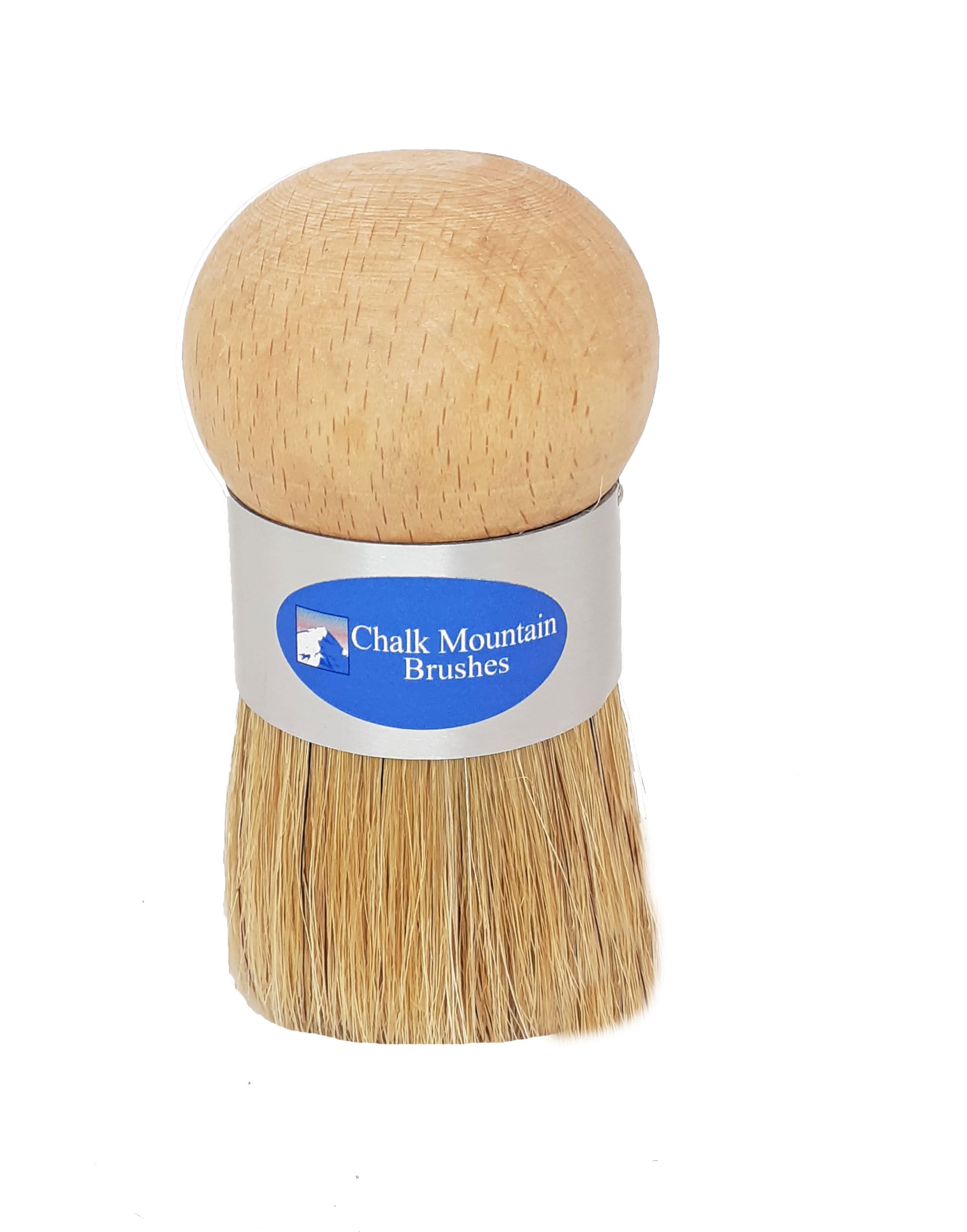 Chalk Paint Brushes 1 Medium Size & 1 Small Premium Quality Boar Bristles  for Dripless Painting 