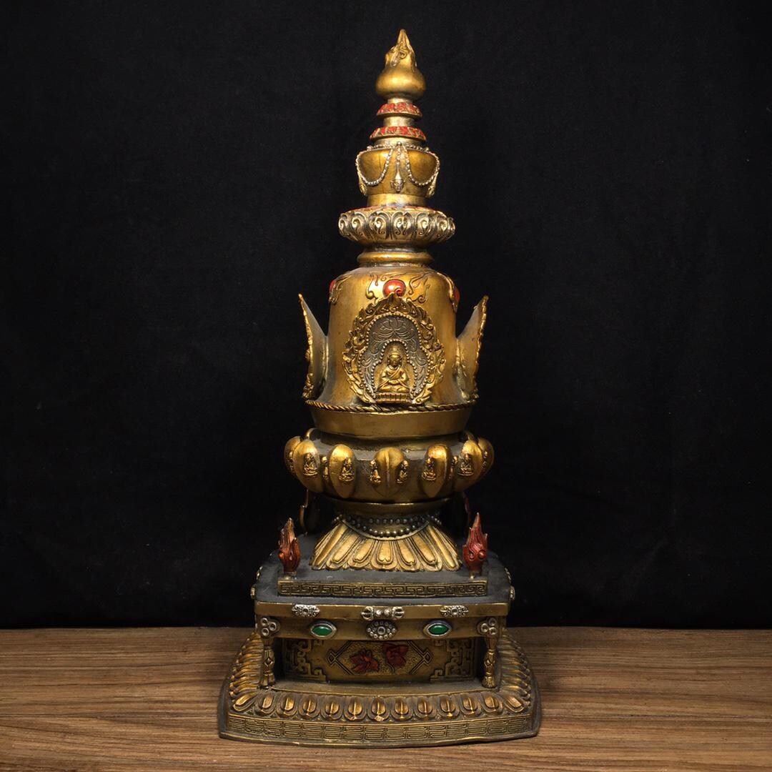 Chinese Antique Hand Carved Exquisite and Unique Pure Copper Inlaid ...