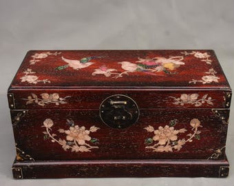 中国の古い木箱 Amazon.co.jp: アンティーク木箱レトロ絶妙な収納ボックス中国