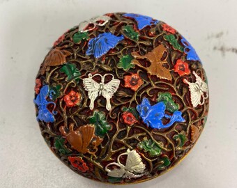 古代中国のアンティークの天然骨箱、純粋な手作り、絶妙な貴重な絵