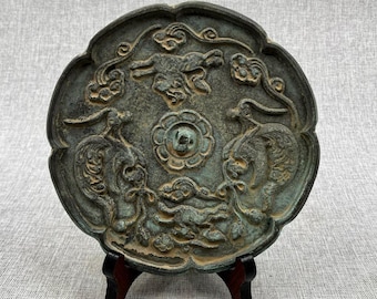Collect Old Pure Copper Phoenix Patterned Bronze Mirrors - Etsy Israel
