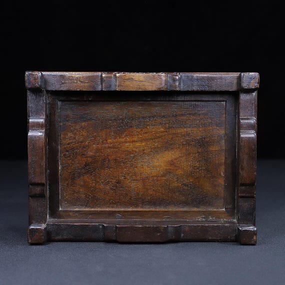 希少 ビンテージトレイ rosewood Collect Pure Hand Carved Natural Rosewood Base/tray/flower Rack
