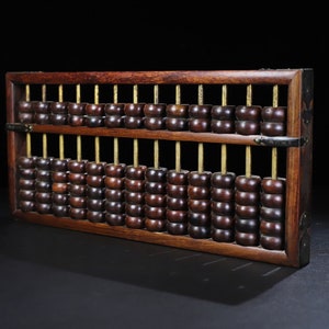 Collecting exquisite and unique hand carved rosewood abacus ornaments,precious,can be collected and used
