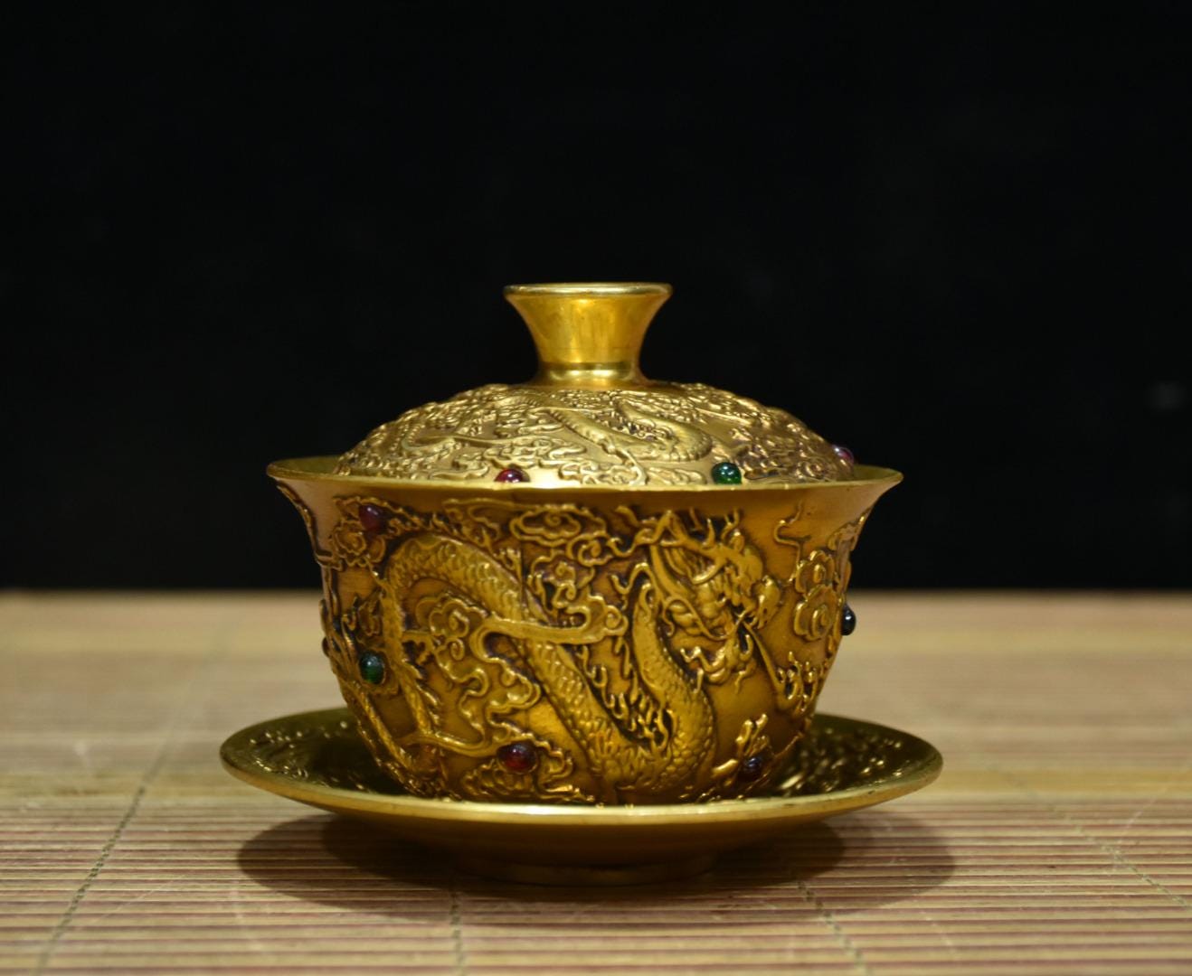Antique Dragon Tea Set - Etsy