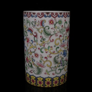 Collect exquisite pattern ceramic pen holders,porcelain pen holders,home decoration porcelain jar,beautiful shape