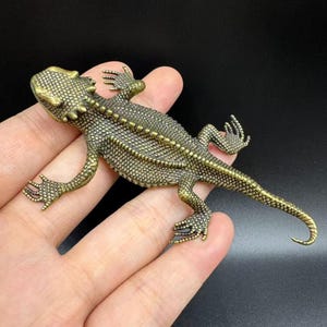 Collect hand carved exquisite and rare pure copper brass animal statue ornament,tea pet decoration