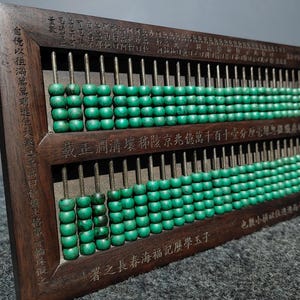 Collect exquisite and unique pure hand carved natural rosewood inlaid turquoise beads and abacus ornaments,fine workmanship