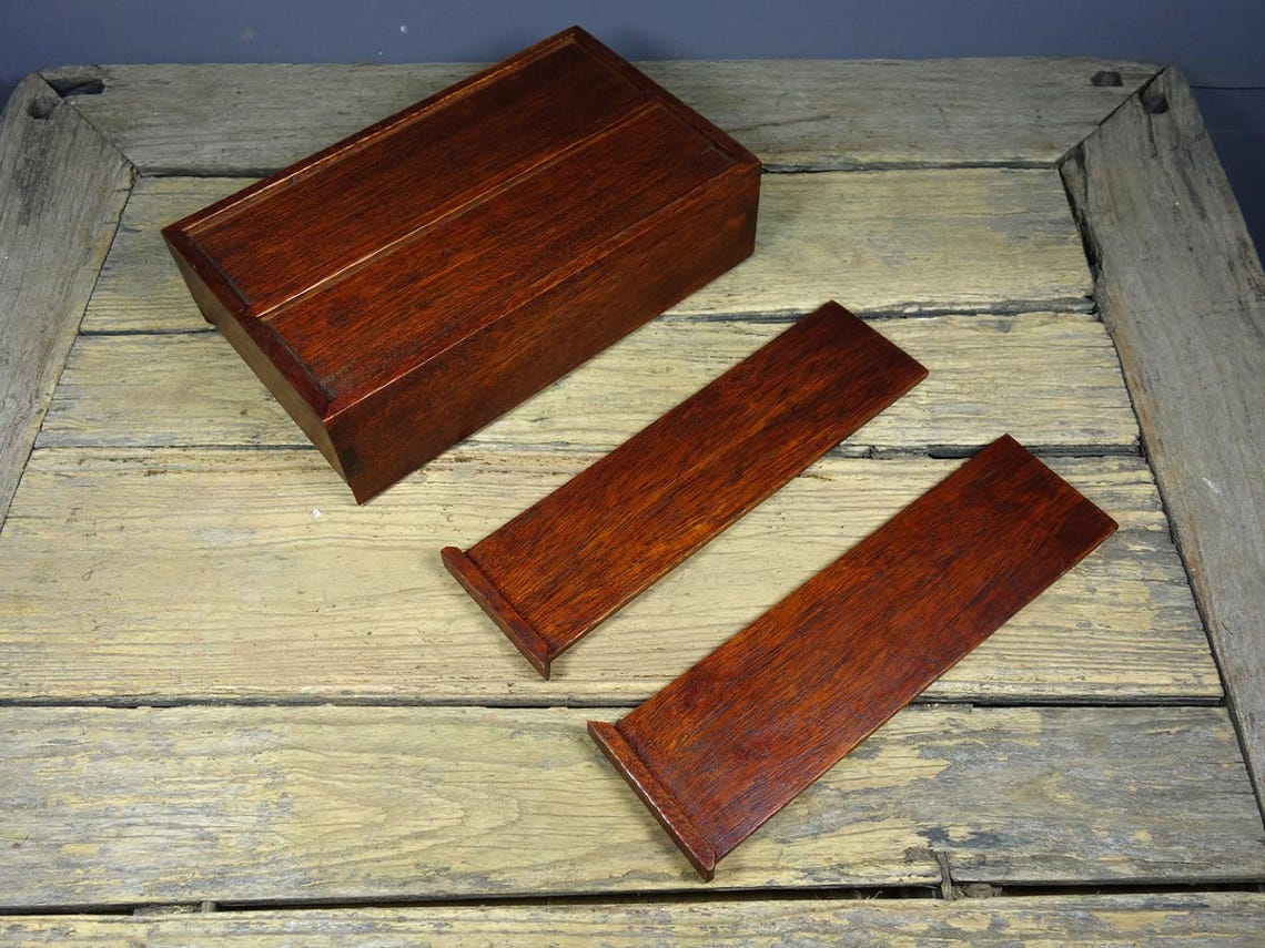 Collect Hand Carved Natural Rosewood Dragon and Phoenix Pattern Double ...