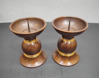 Chinese exquisite and rare copper candlestick ornaments,table decoration,worth collecting