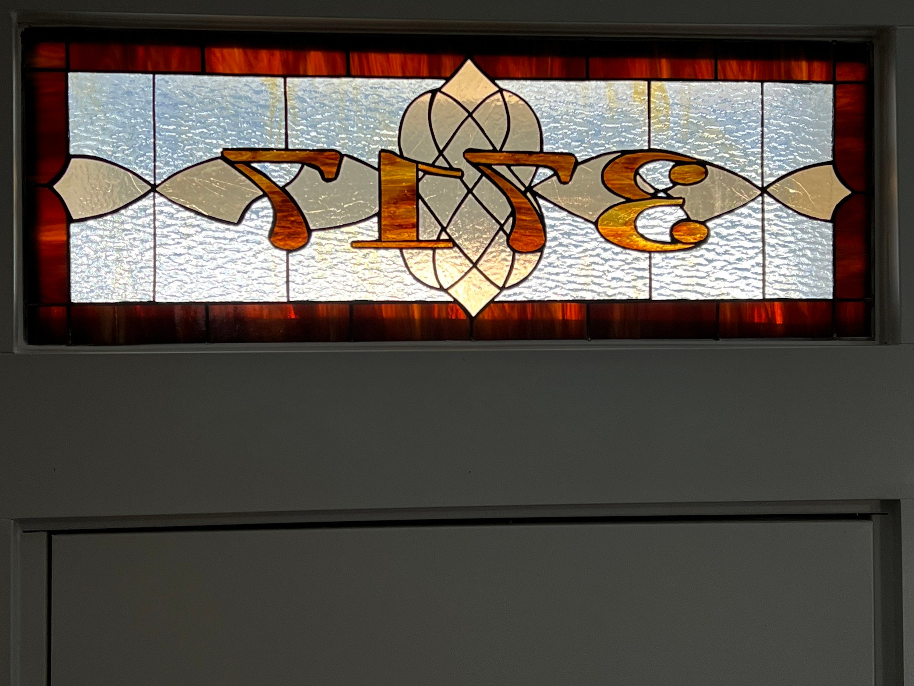 Amber Transom Window - Etsy