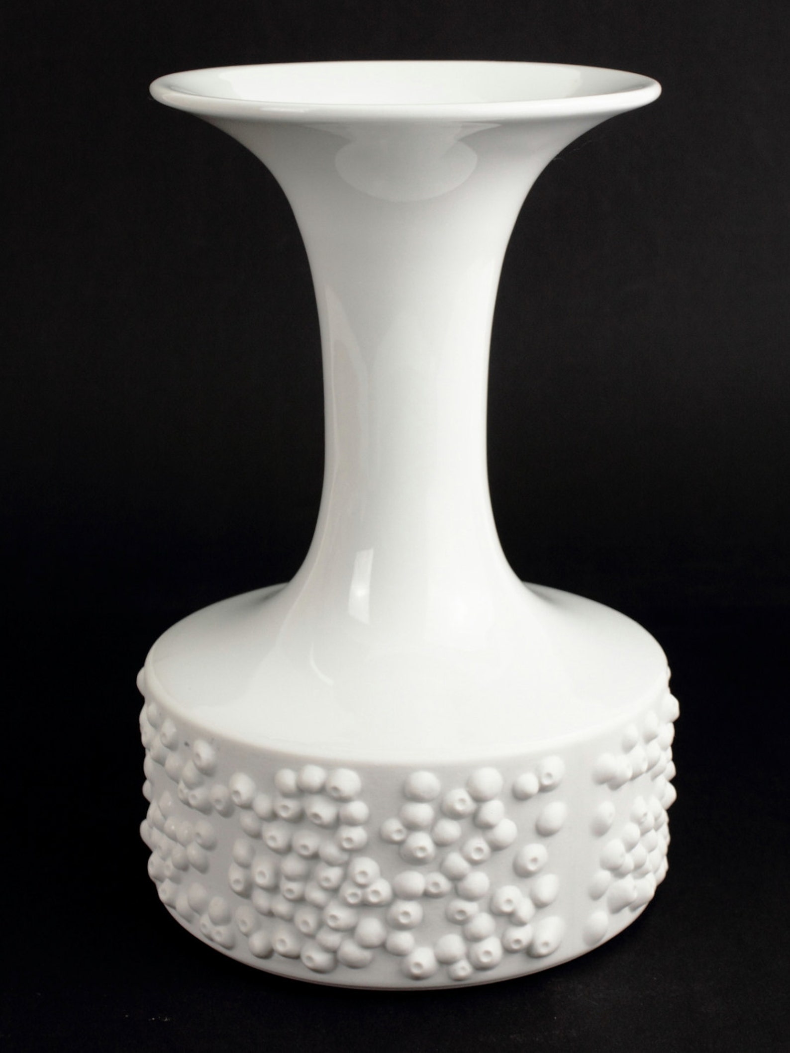 Vintage White Bisque Porcelain Vase by Königlich Pre. Tettau Etsy