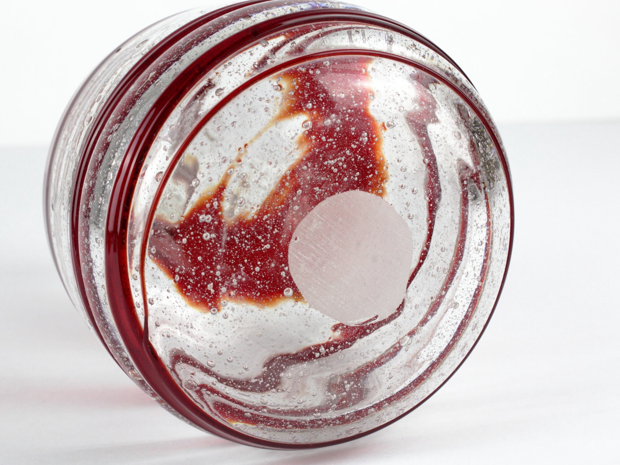 花瓶 レア ヴィンテージ　クリスタル・ポッシンガー作 ポッシンガー ガラス細工によるヴィンテージ クリスタル ガラス