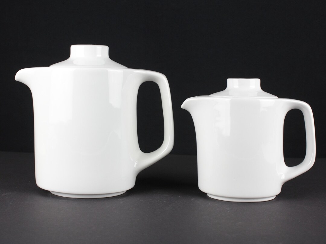 Bauscher Porcelain Coffee Pot Set West Germany Bavaria Mid Etsy