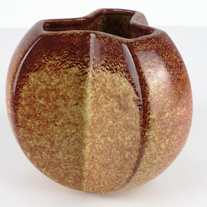 Bertoncello ceramic vase, Italian Pottery, Mid Century, 70s, Italy, vintage ceramic vase
