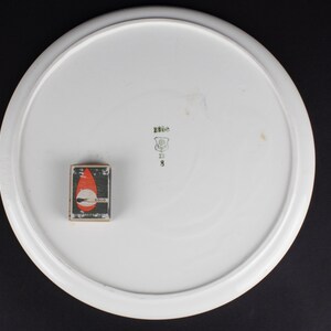 Cake plate Spritzdekor art deco ceramic cake plate with abstract decor German Porcelain from the 30s-50s image 4