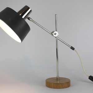 Mcm Tischlampe, Vintage Schreibtischlampe, mcm Arbeitsraumlampe, West Germany, Mid Century