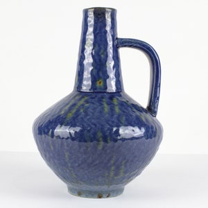 Blaue Carstens Tönnieshof Keramik Vase, West German Pottery, Mid Century 70er Jahre - Vintage Keramik
