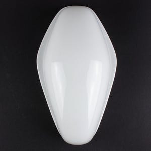 W. Wagenfeld wall sconce, white wall lamp, West Germany, 50s wall lamp