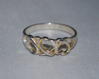 Sterling silver band ring size 9