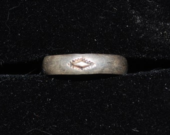 Sterling silver band ring size 8