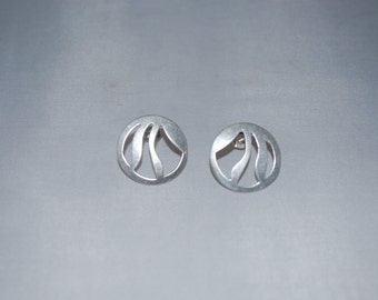 Silver earrings