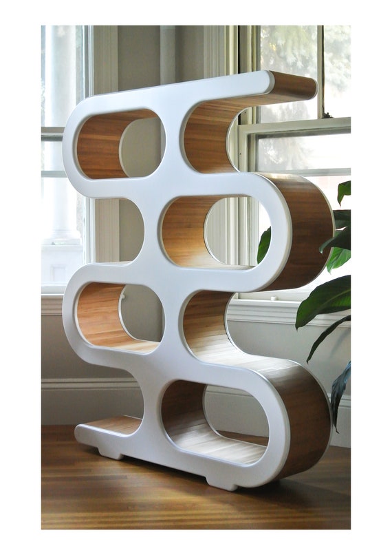 Mid Century Bookcase Modern Room Divider Storage And Display Room Divider Mid Century Modern Furniture Mid Century Modern Bookshelf
