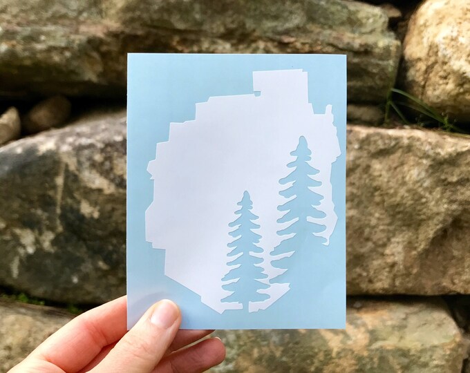 ADK Adirondack Park Sticker, Car Decal, Waterbottle Sticker, Laptop ...