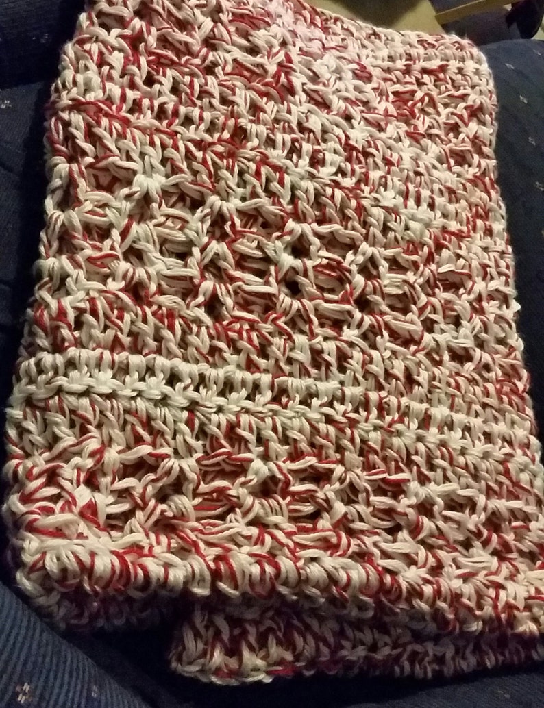 Comfy Peppermint Afghan image 1