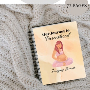 Surrogacy | Surrogate Journal | Surrogacy Scrapbook | Surrogate Gift |  Printable Journal | Memory Book | Journal | Pregnancy Journal