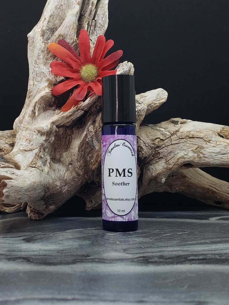 Pms Soother Relief From Pms Menstrual Symptoms Cramps Mood Swings Back Pain Bloating Homeopathic Essential Oils Natural Remedy