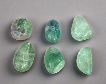 AA Grade Tumbled Fluorite Stone: Polished Healing Crystal (1-2 inch)