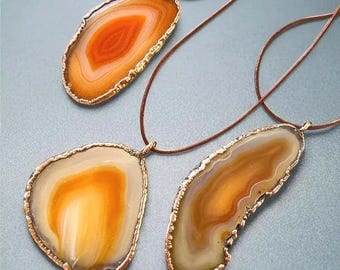 Red Agate Necklace Handcrafted Copper Talisman For Grounded Courage