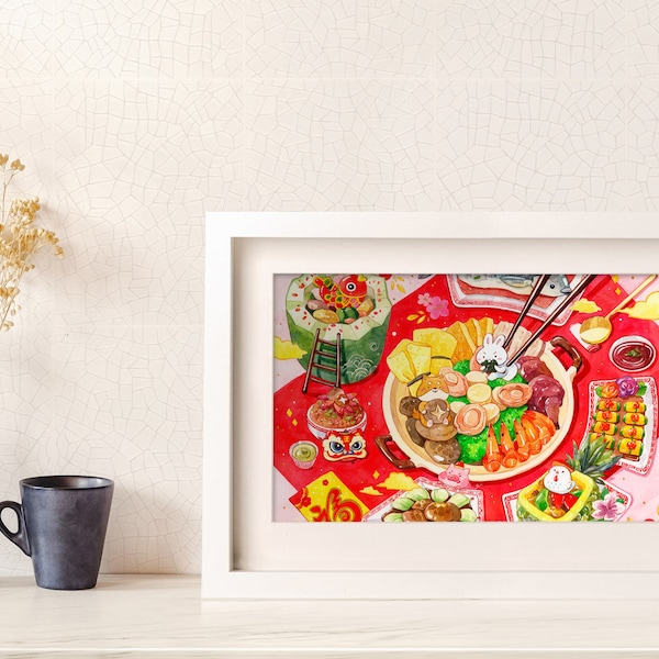 chinese new year tuan yuan fan