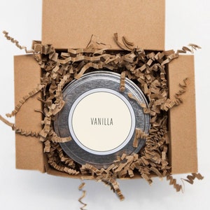 8 oz Vanilla Soy Candle