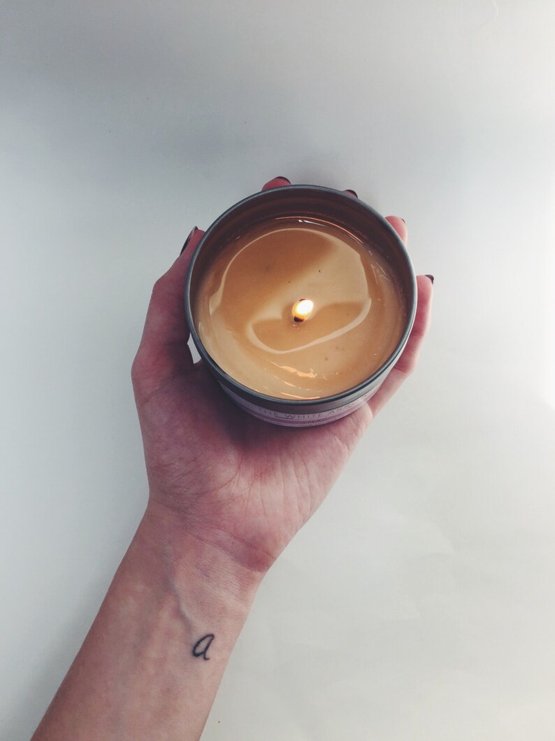 8 Oz Citron & Mandarin Soy Candle Etsy