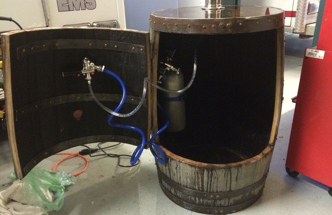 Whiskey Barrel Ice Kegerator Basic, Deluxe, Custom Deluxe Etsy
