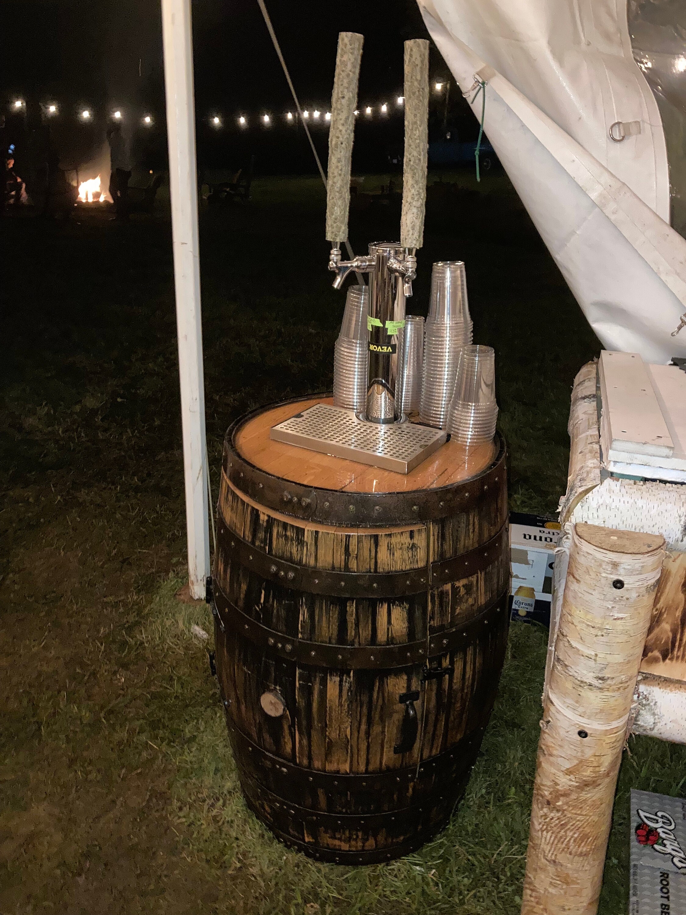Whiskey Barrel Ice Kegerator Basic, Deluxe, Custom Deluxe Etsy