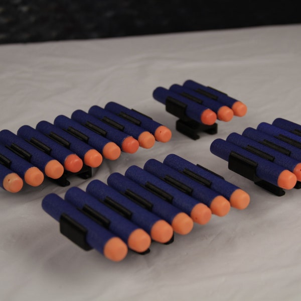 3D Printed – 3, 5, 7 , or 9 Round Dart Holder for Nerf Gun