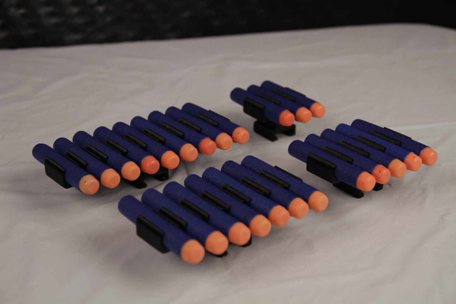 3D Printed 3 5 7 or 11 Round Mega Dart Holder for Nerf 