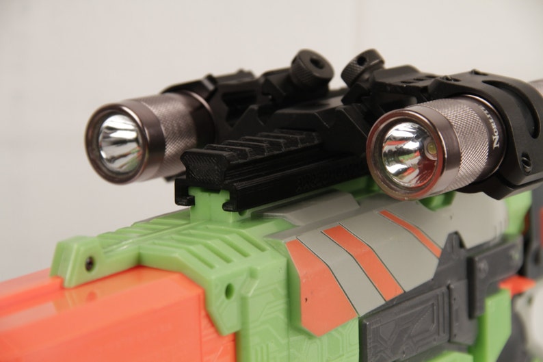 3D Printed Nerf to Picatinny Top Rail Mount for Nerf Gun
