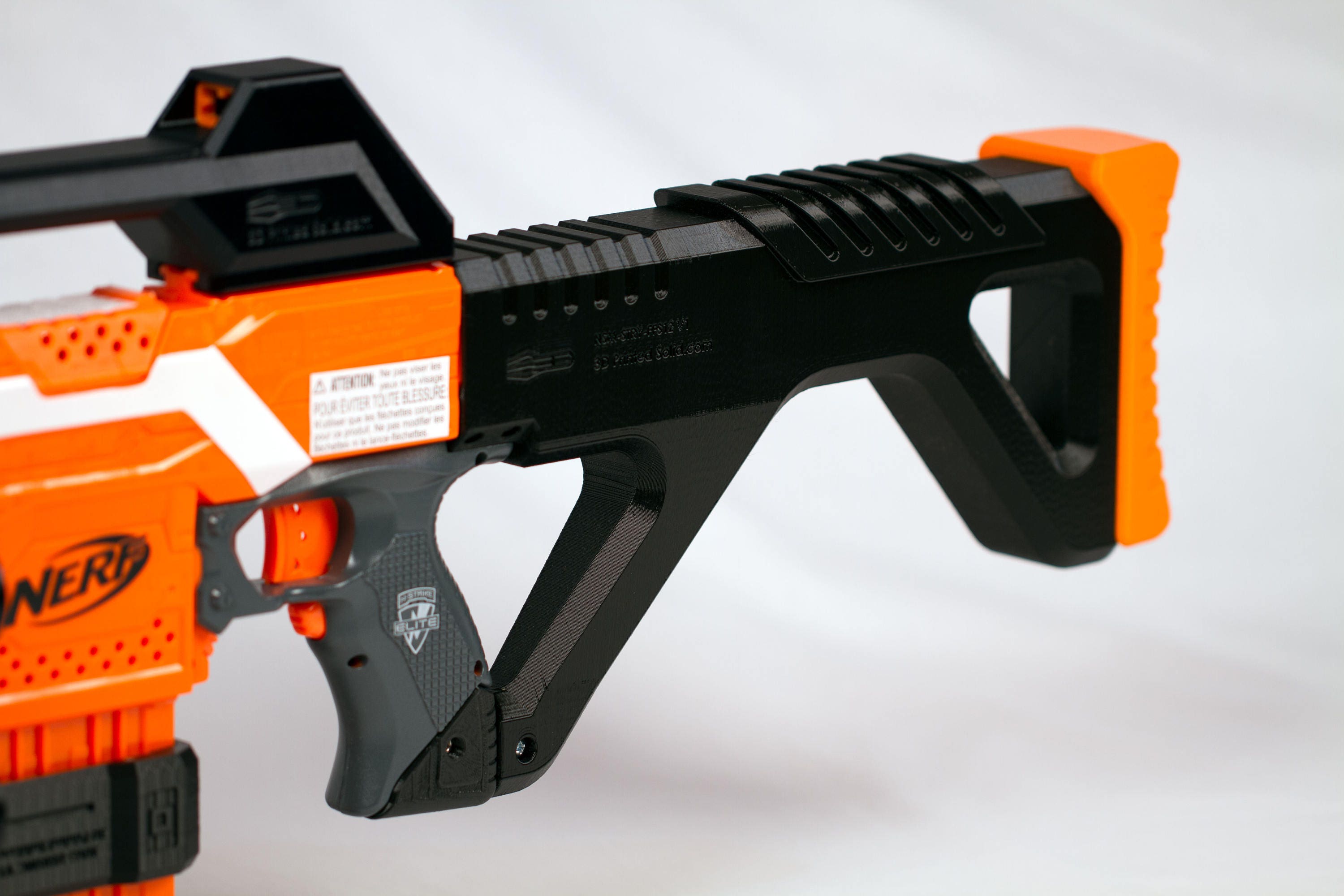 Shoulder Stock for Nerf® Stryfe Etsy