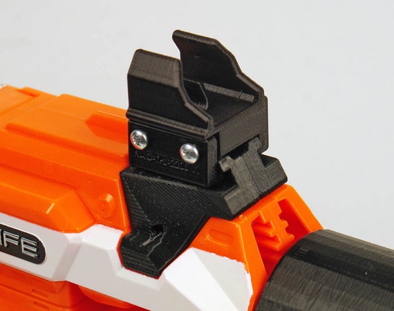 Bolt-on Trans Sights for Nerf Dart Gun Blaster -