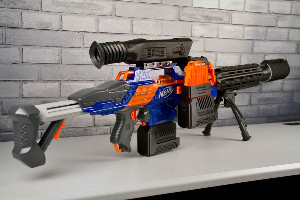 MRS-15A Modular Sniper Rifle Nerf Rapidstrike Blaster Kit 