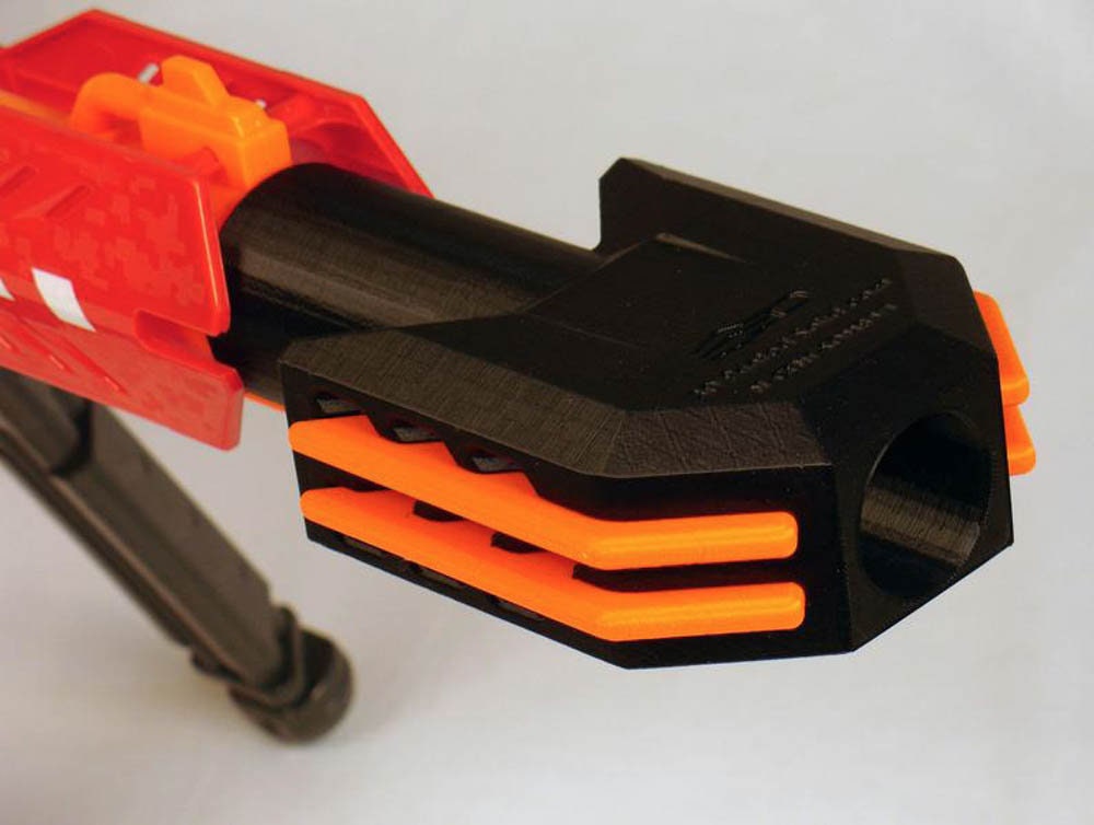 Orator Calamity ordlyd Kintsukuroi Muzzle Brake for Nerf Centurion Blaster - Etsy