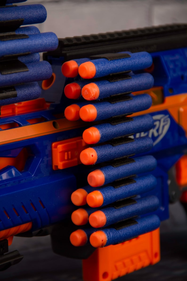 3D Printed 15 Round Dart Holder for Nerf Gun - Etsy