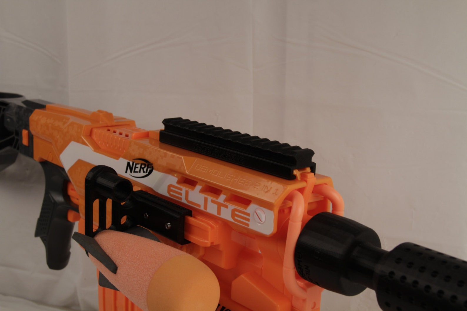 3D Printed Nerf to Picatinny Top Rail Mount for Nerf Gun Etsy