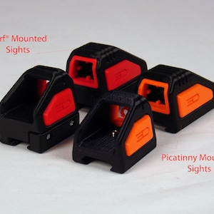 Fire Sights For Nerf®/Picatinny Mount