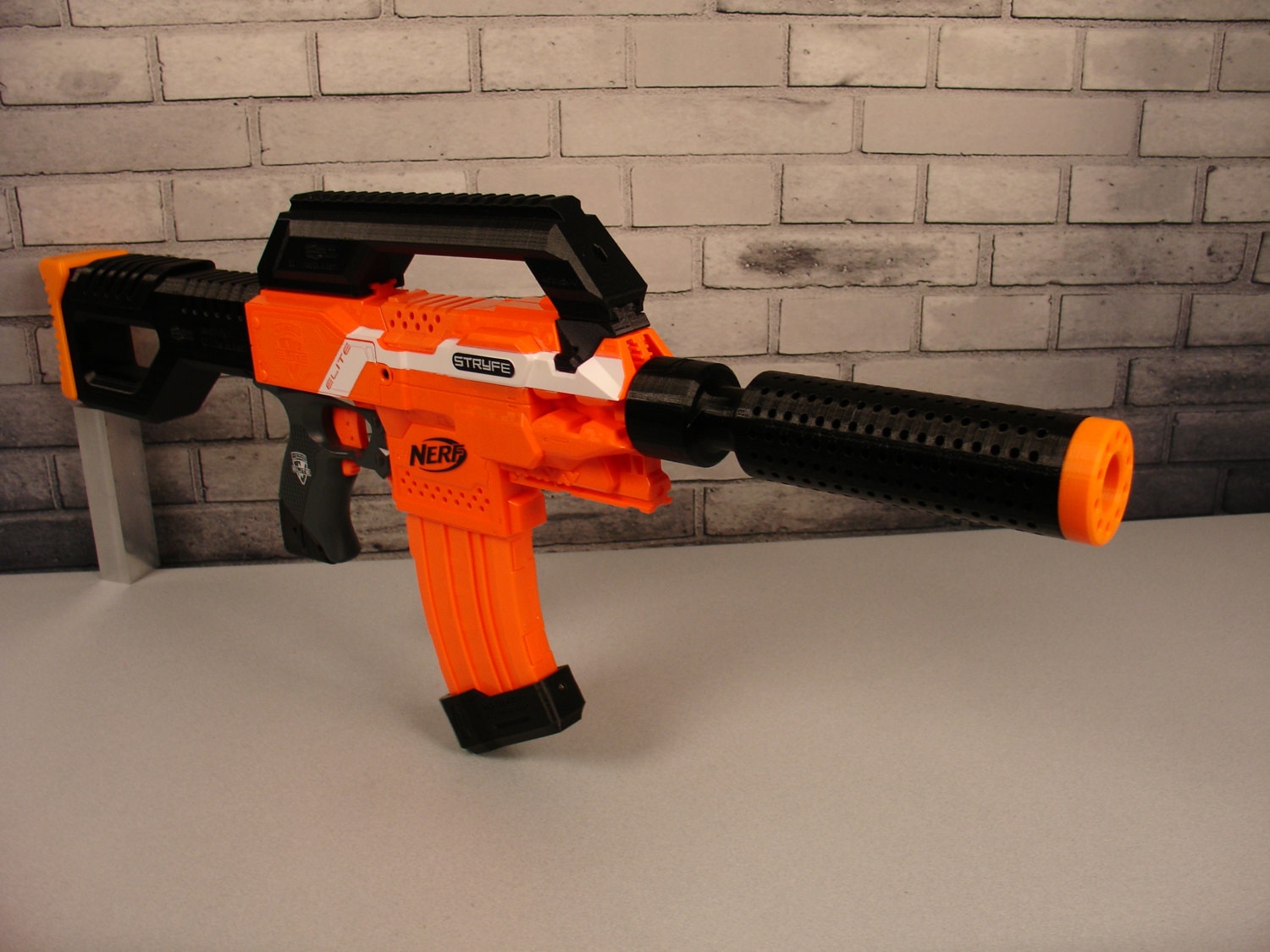 3D プリント - Seal Team Design - Nerf ガン用サプレッサー
